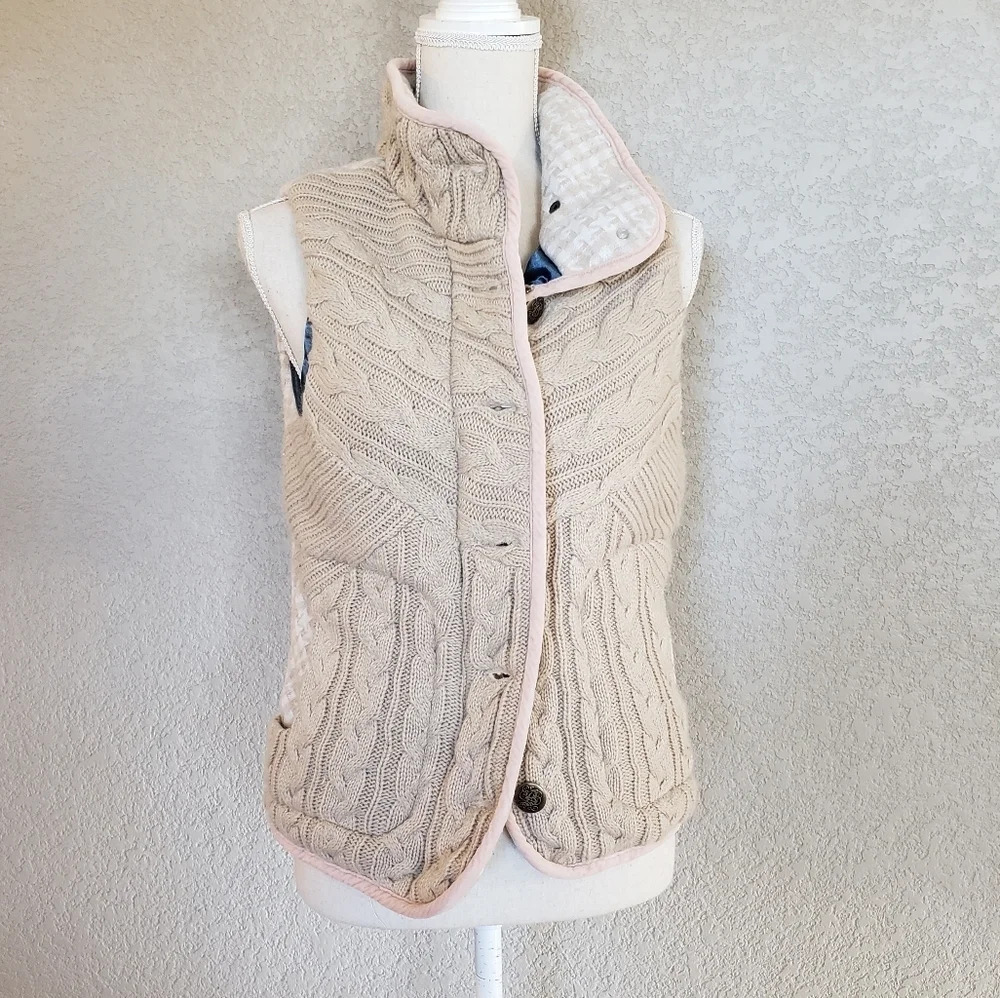 Jack by BB Dakota cable knit vest